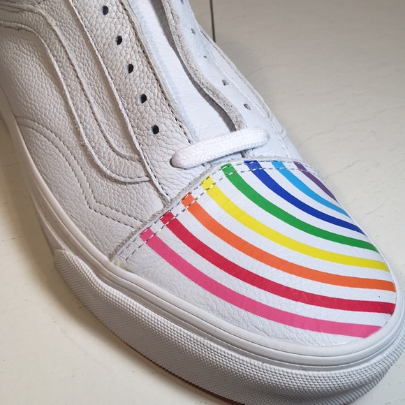 NWT Vans Classic Old Skool Leather Skate Shoes Men’s 9.5 main image 6